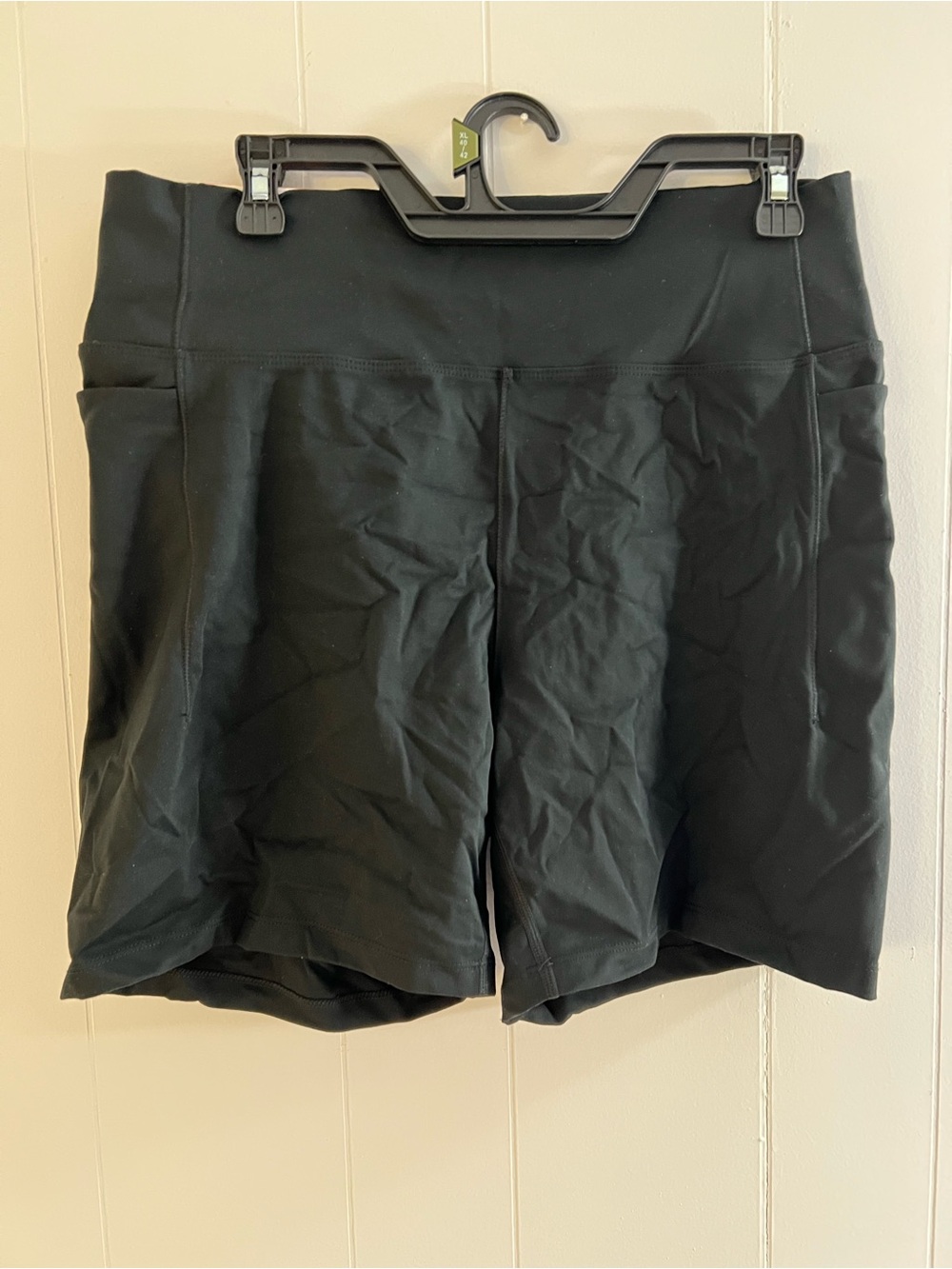 Jockey Black Women's Athletic Shorts with High Waist #204